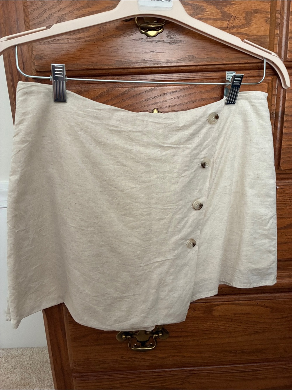 Anthropologie linen skort NWOT